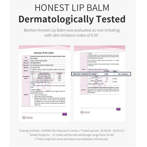 Benton Honest Lip Balm