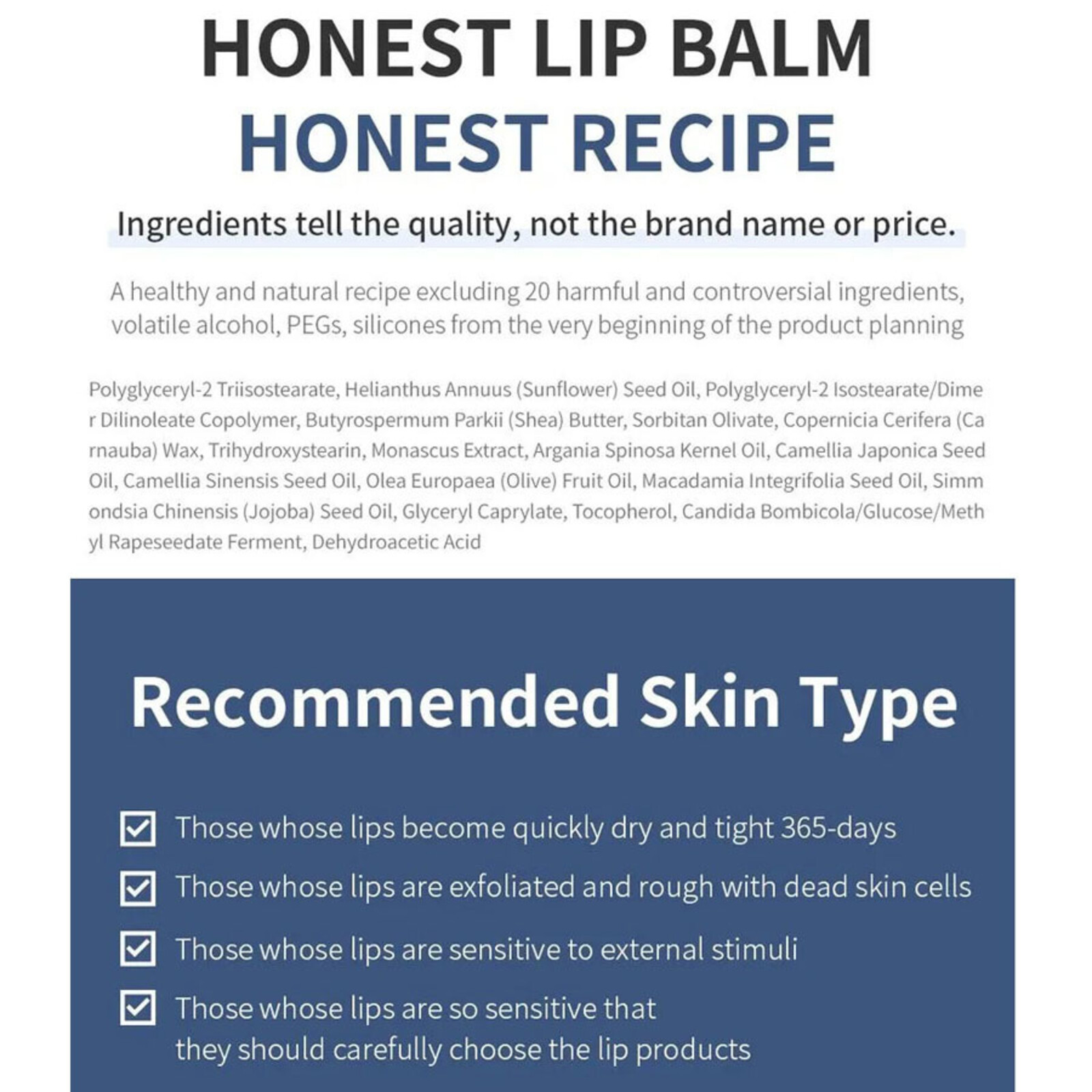 Benton Honest Lip Balm