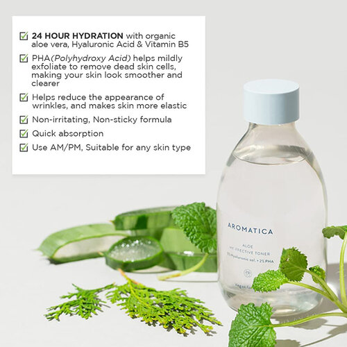 Aromatica Aloe Hy-ffective Toner