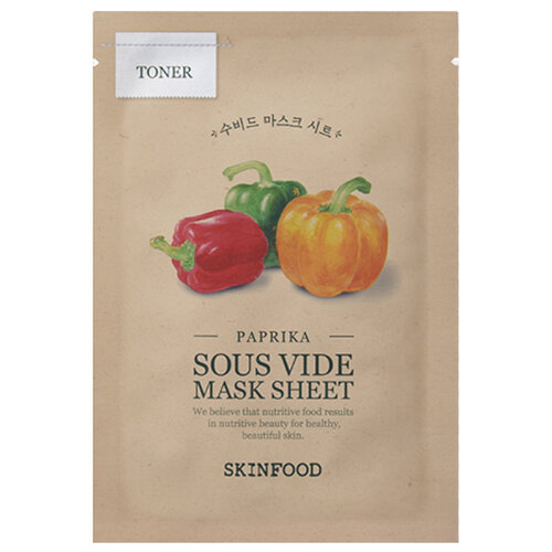 Paprika Sous Vide Sheet Mask Skinfood Paprika Sous Vide Sheet Mask