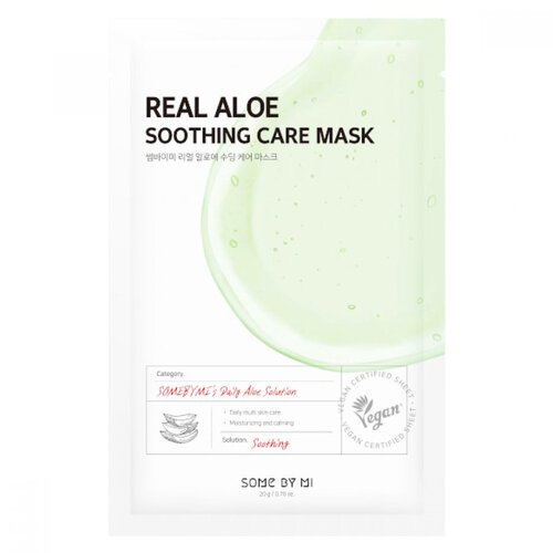 Real Aloe Soothing Care Mask Some By Mi Real Aloe Soothing Care Mask