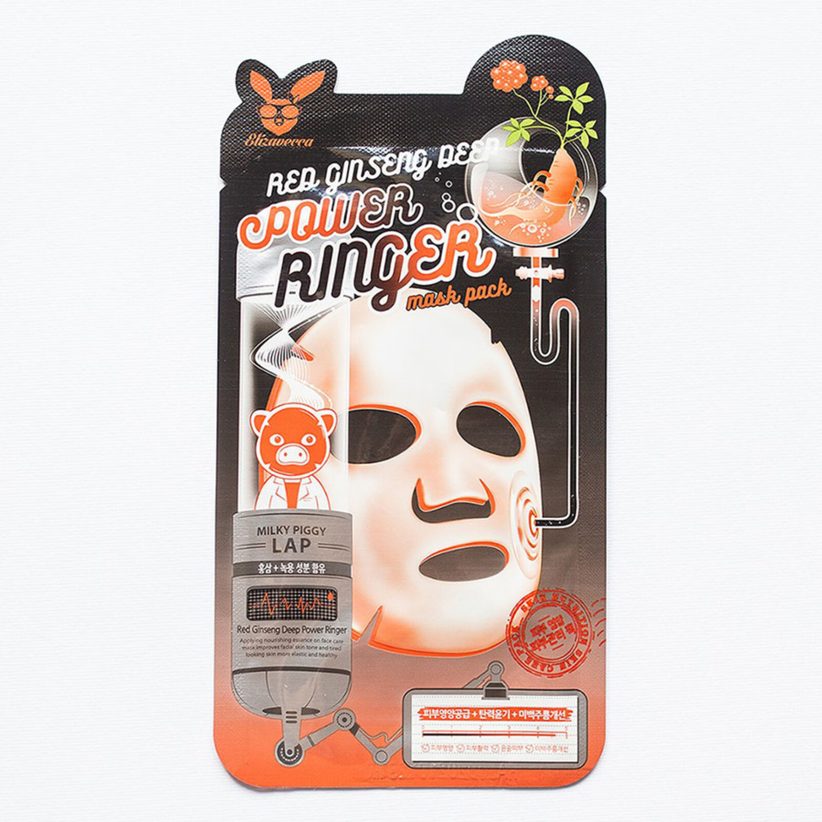 Elizavecca Red Ginseng Deep Power Ringer Mask Pack