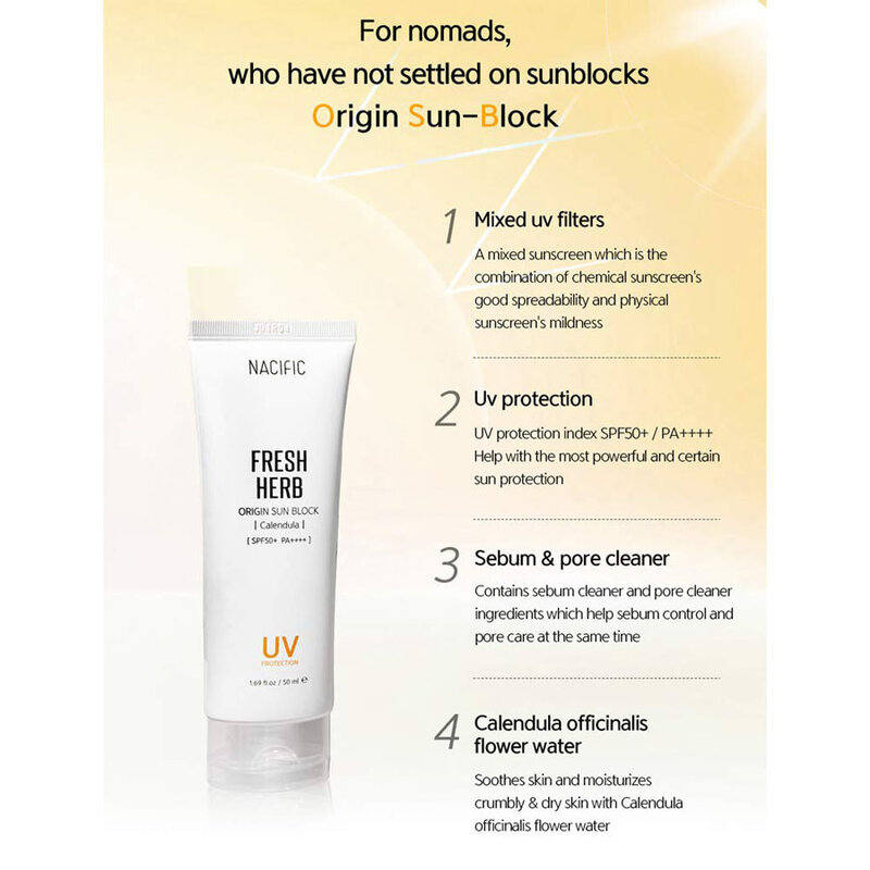 Fresh Herb Origin Sun Block SPF50+ PA++++