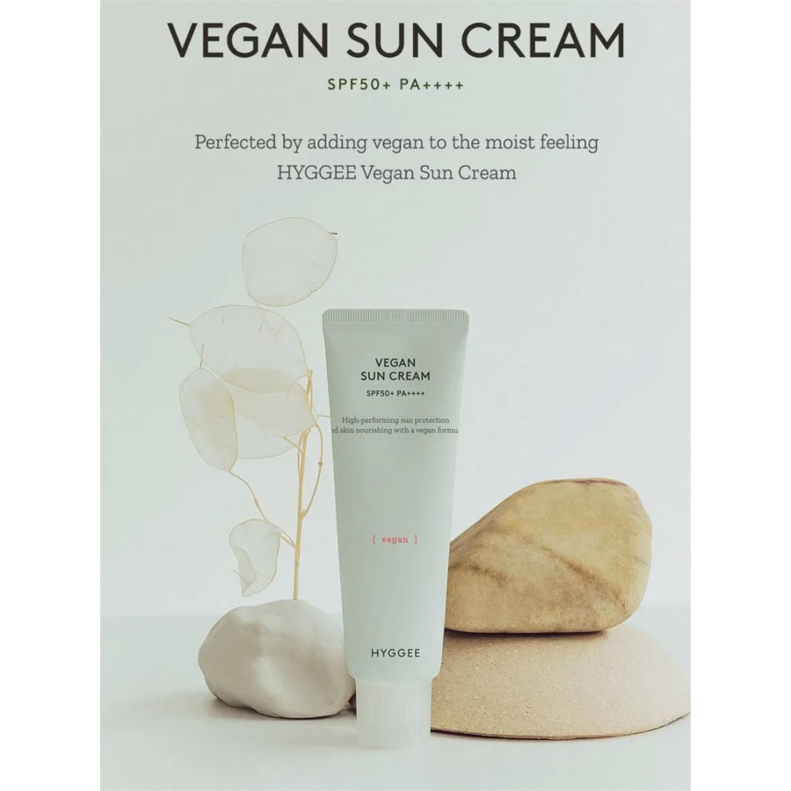HYGGEE Vegan Sun Cream SPF53.1 PA++++