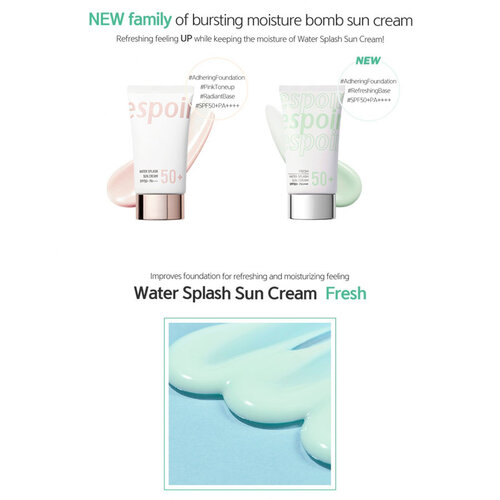 Espoir Water Splash Sun Cream Fresh SPF50+PA++++