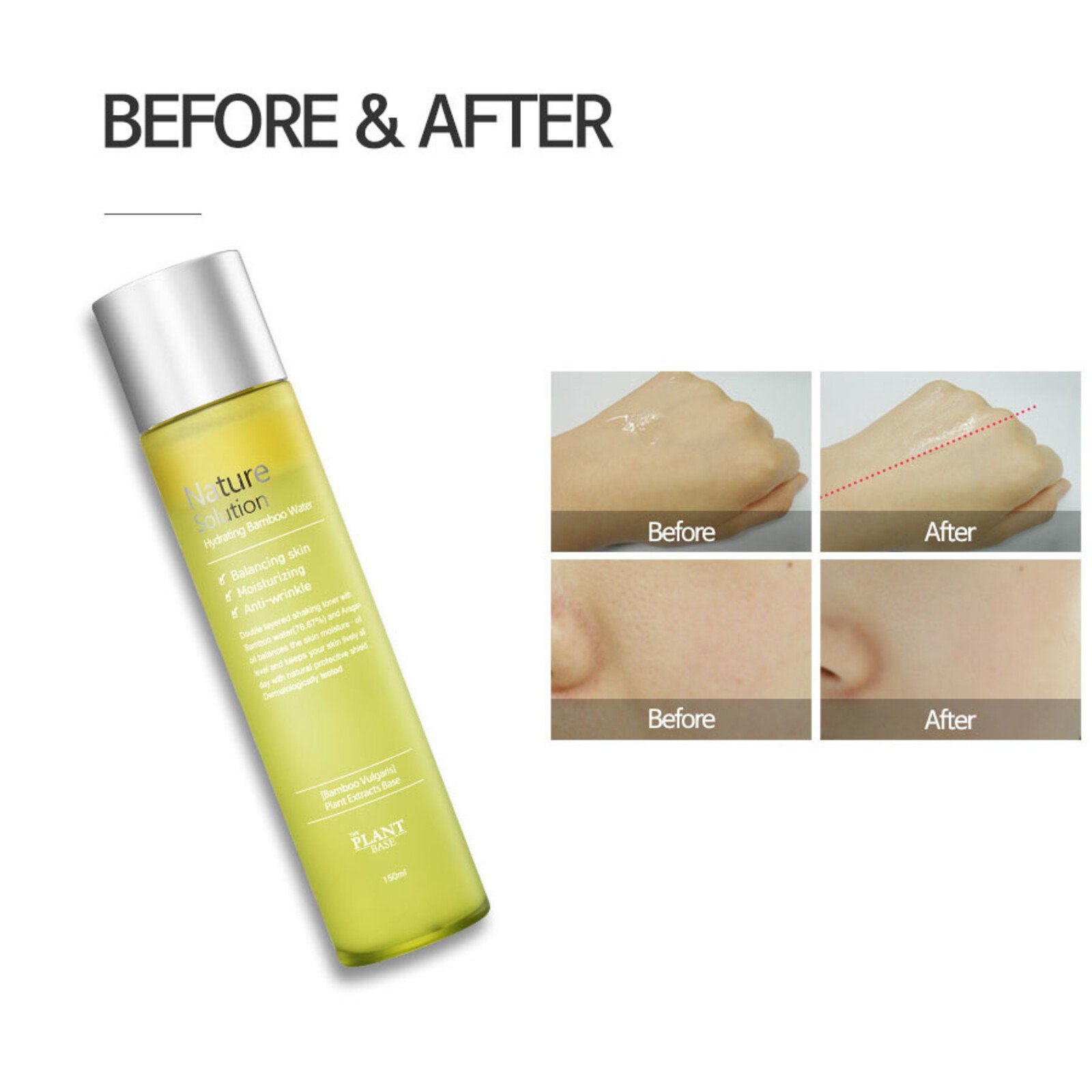 The Plant Base Nature Solution Hydrating Bamboo Water