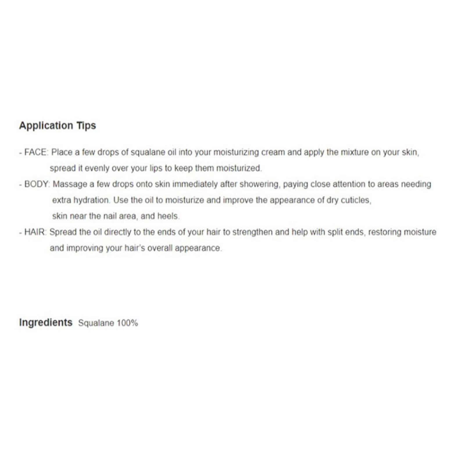 Purito Plainet Squalane Oil 100