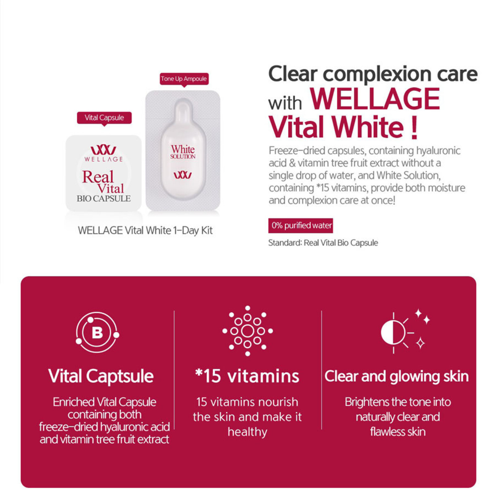 Wellage Real Vital White One Day Kit