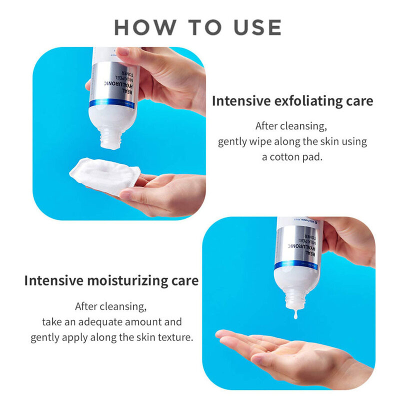Real Hyaluronic Milk Peel Toner