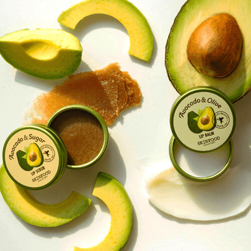 Avocado & Sugar Lip Scrub Skinfood Avocado & Sugar Lip Scrub