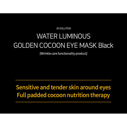 Water Luminous Golden Cocoon Eye Mask Black JMsolution Water Luminous Golden Cocoon Eye Mask Black