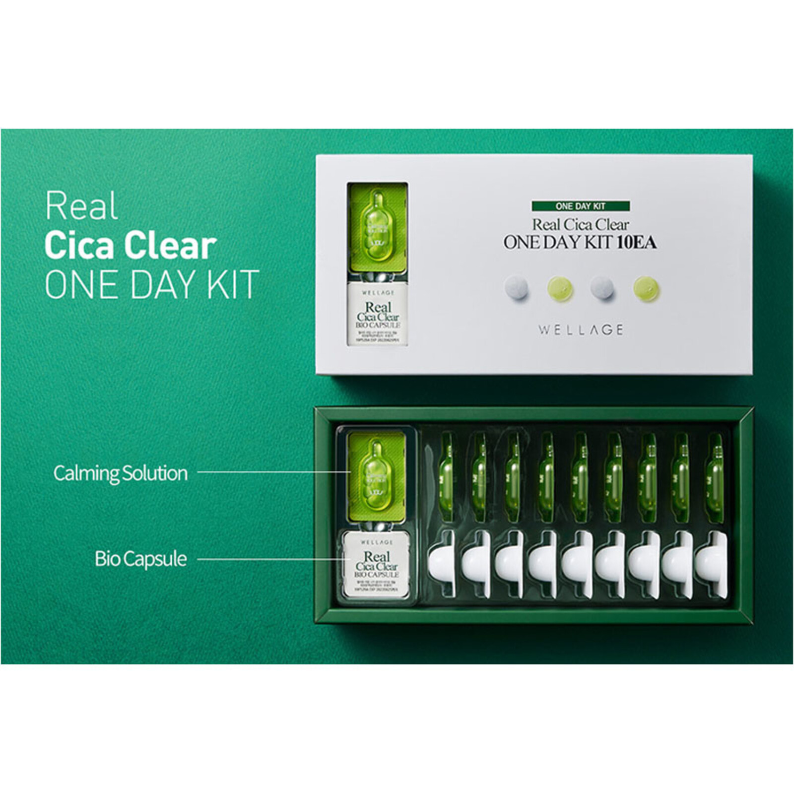 Wellage Cica Clear One Day Kit