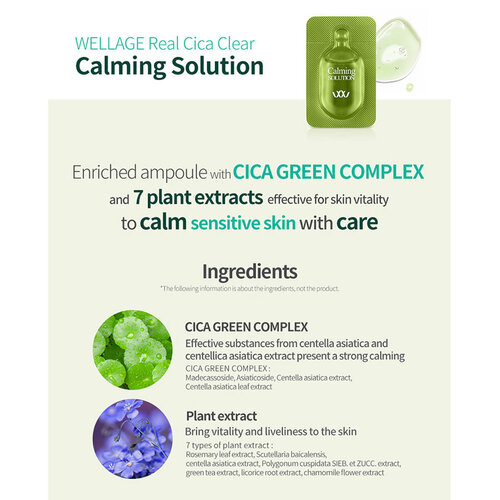 Cica Clear One Day Kit Wellage Cica Clear One Day Kit