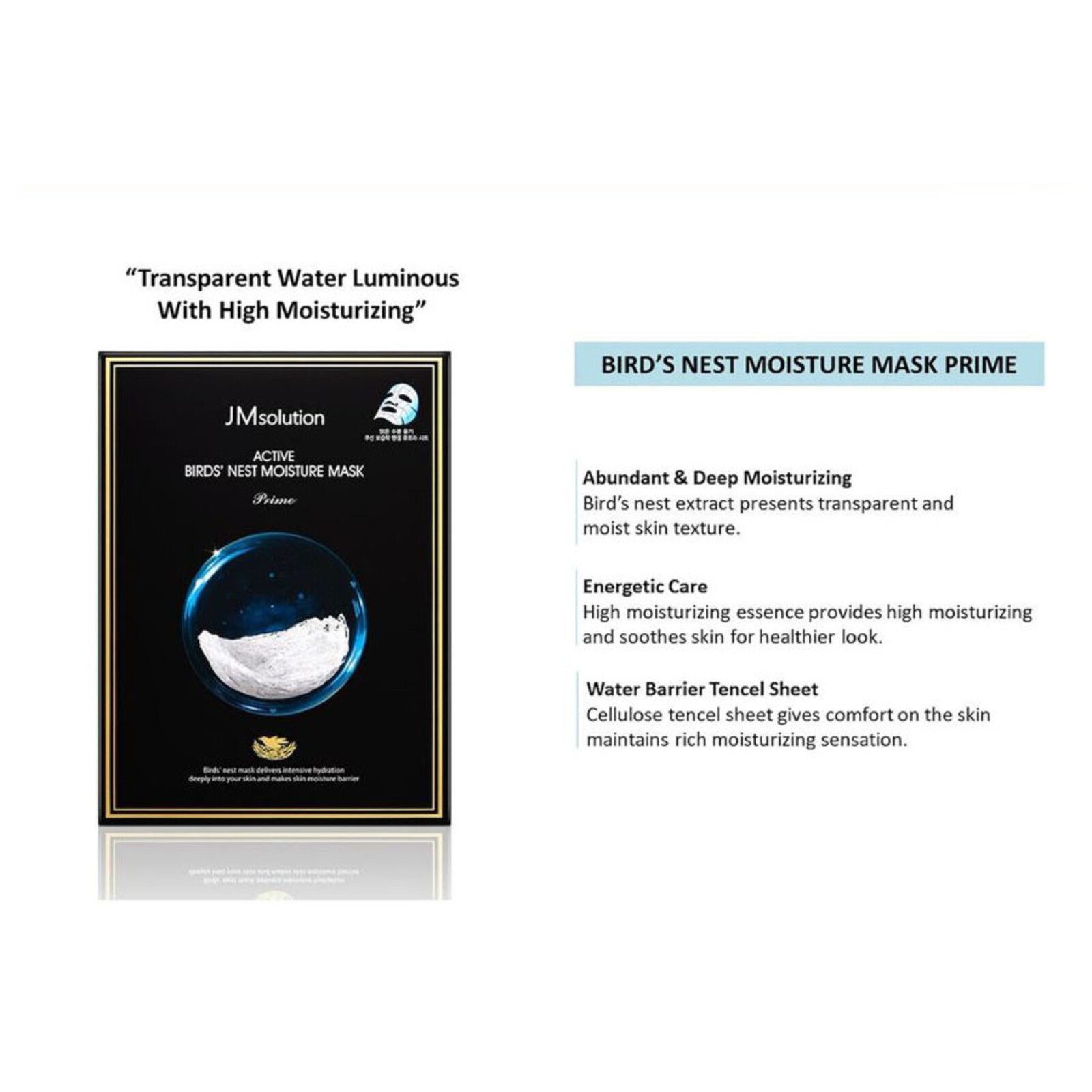 JMsolution Active Birds' Nest Moisture Mask Prime