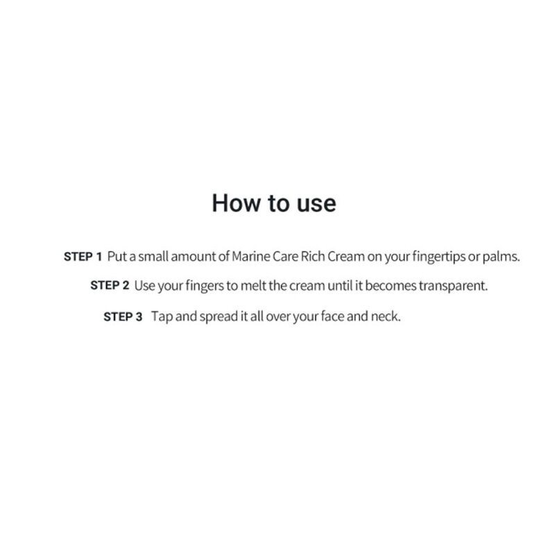 Marine Care Rich Cream