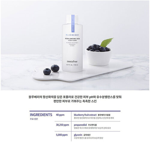 Blueberry Rebalancing Skin Innisfree Blueberry Rebalancing Skin