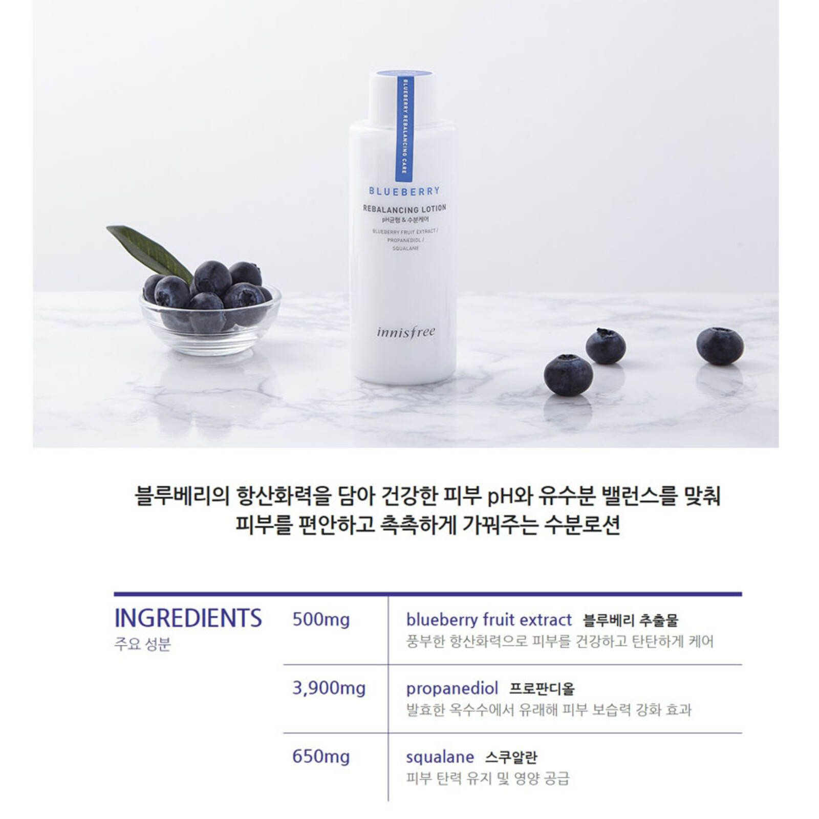 Innisfree Blueberry Rebalancing Lotion
