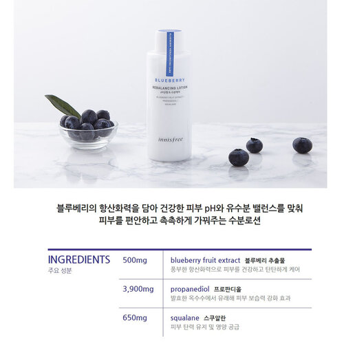 Blueberry Rebalancing Lotion Innisfree Blueberry Rebalancing Lotion
