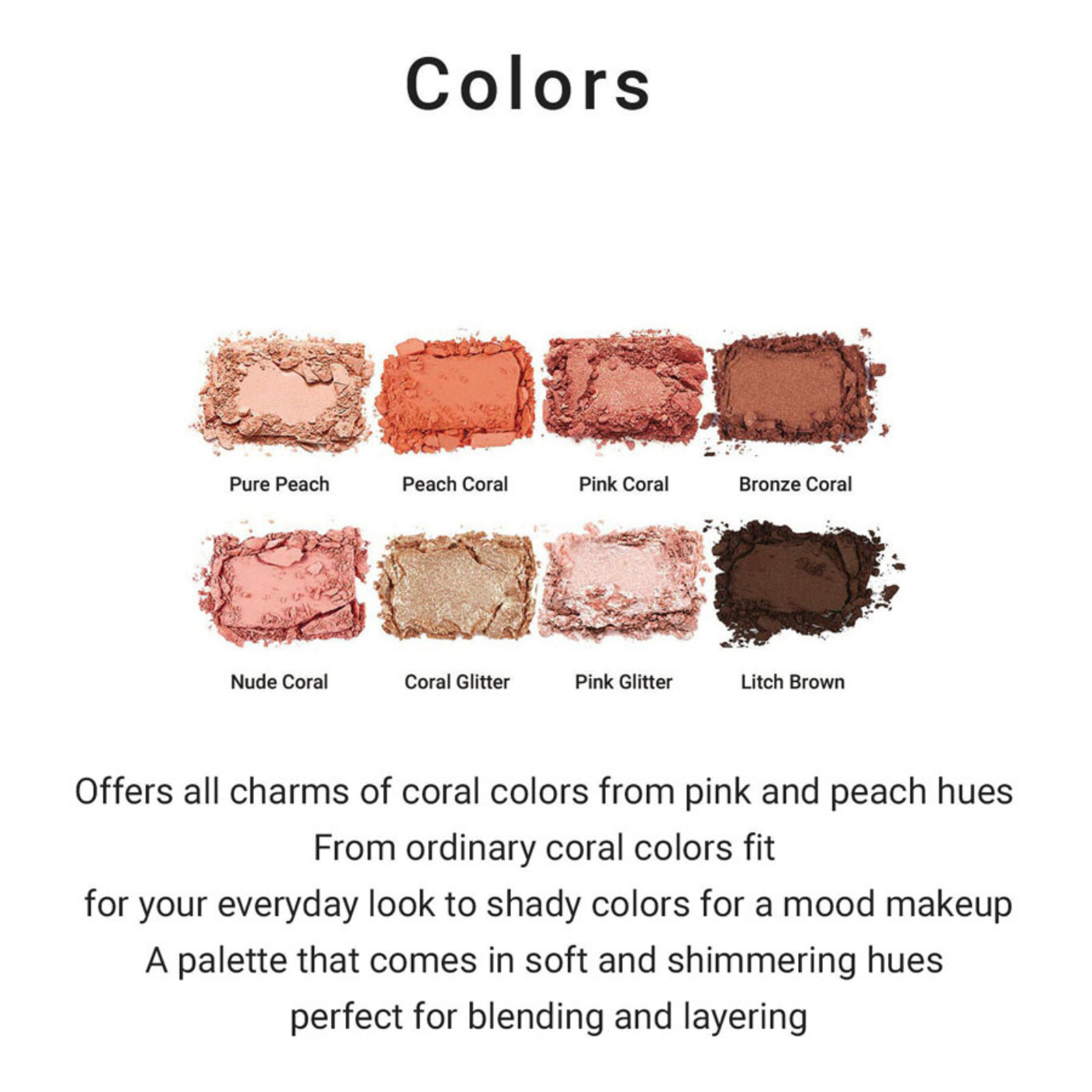 Heimish Dailism Eye Palette Coral Essay