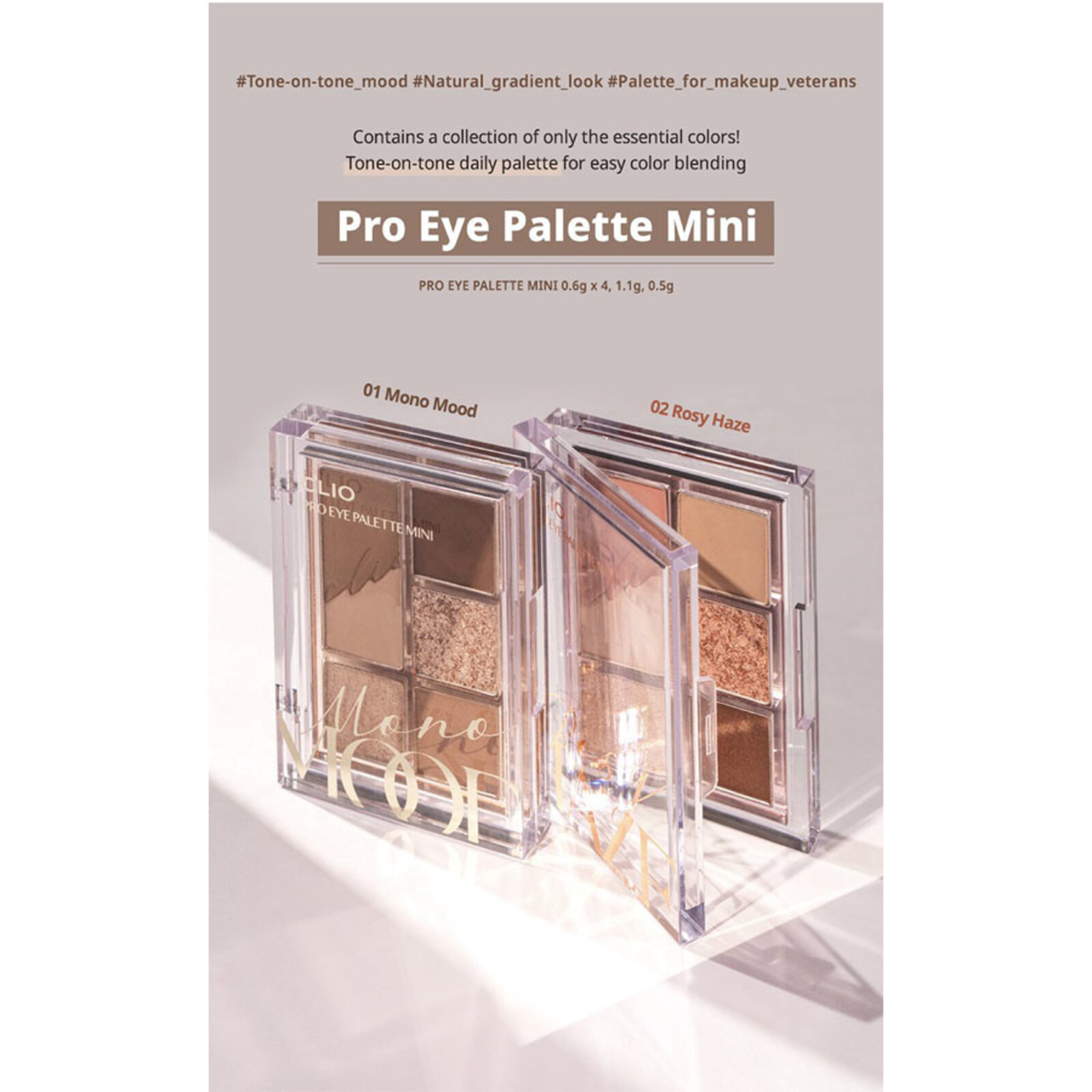 CLIO Pro Eye Palette Mini 02 (Rosy Haze)