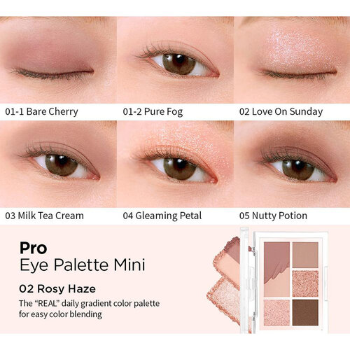 CLIO Pro Eye Palette Mini 02 (Rosy Haze)