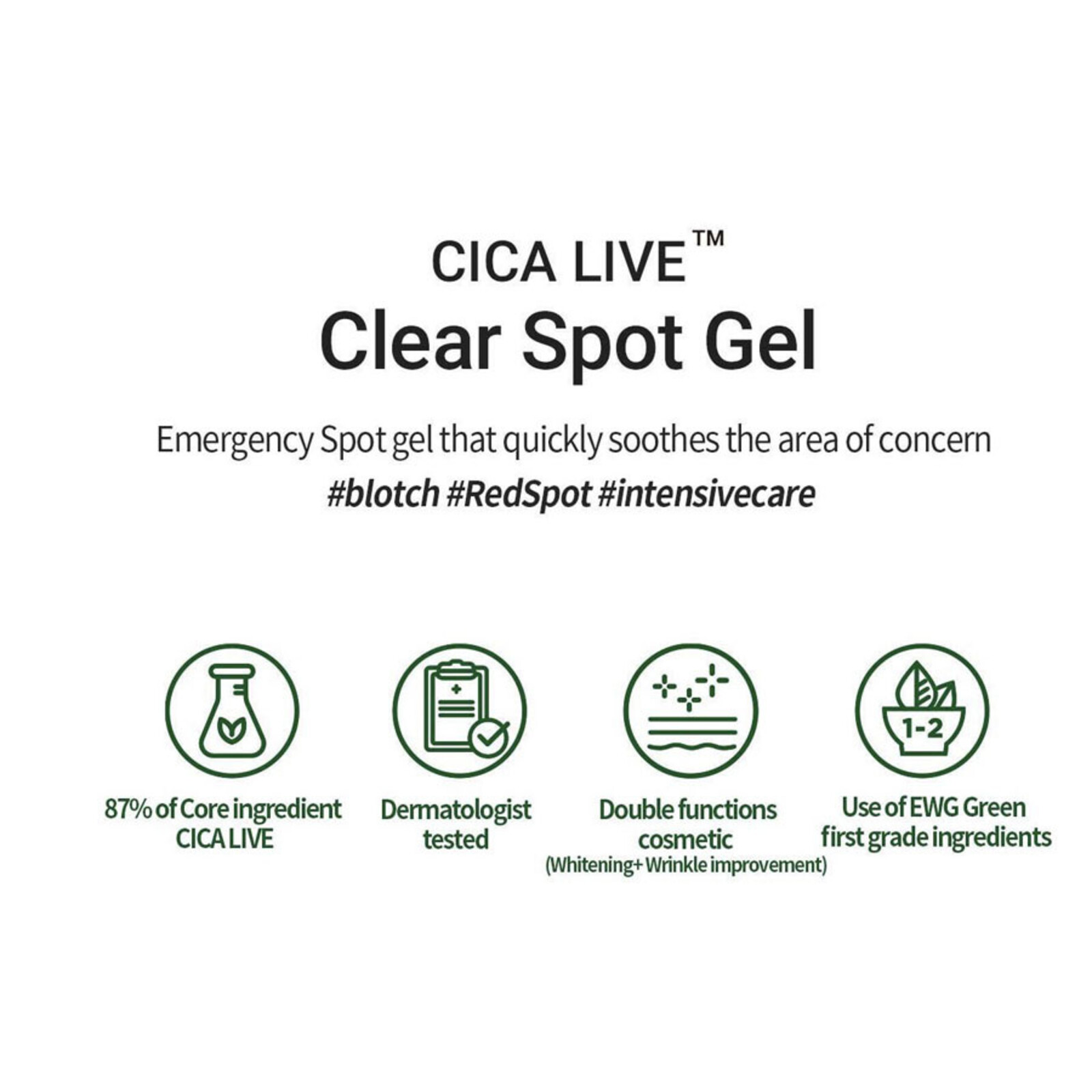 Heimish Cica Live Clear Spot Gel