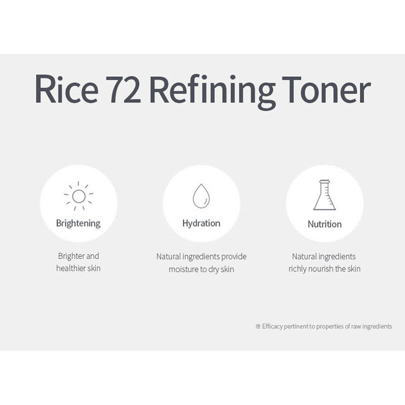 Rice 72% White Lucent Refining Toner