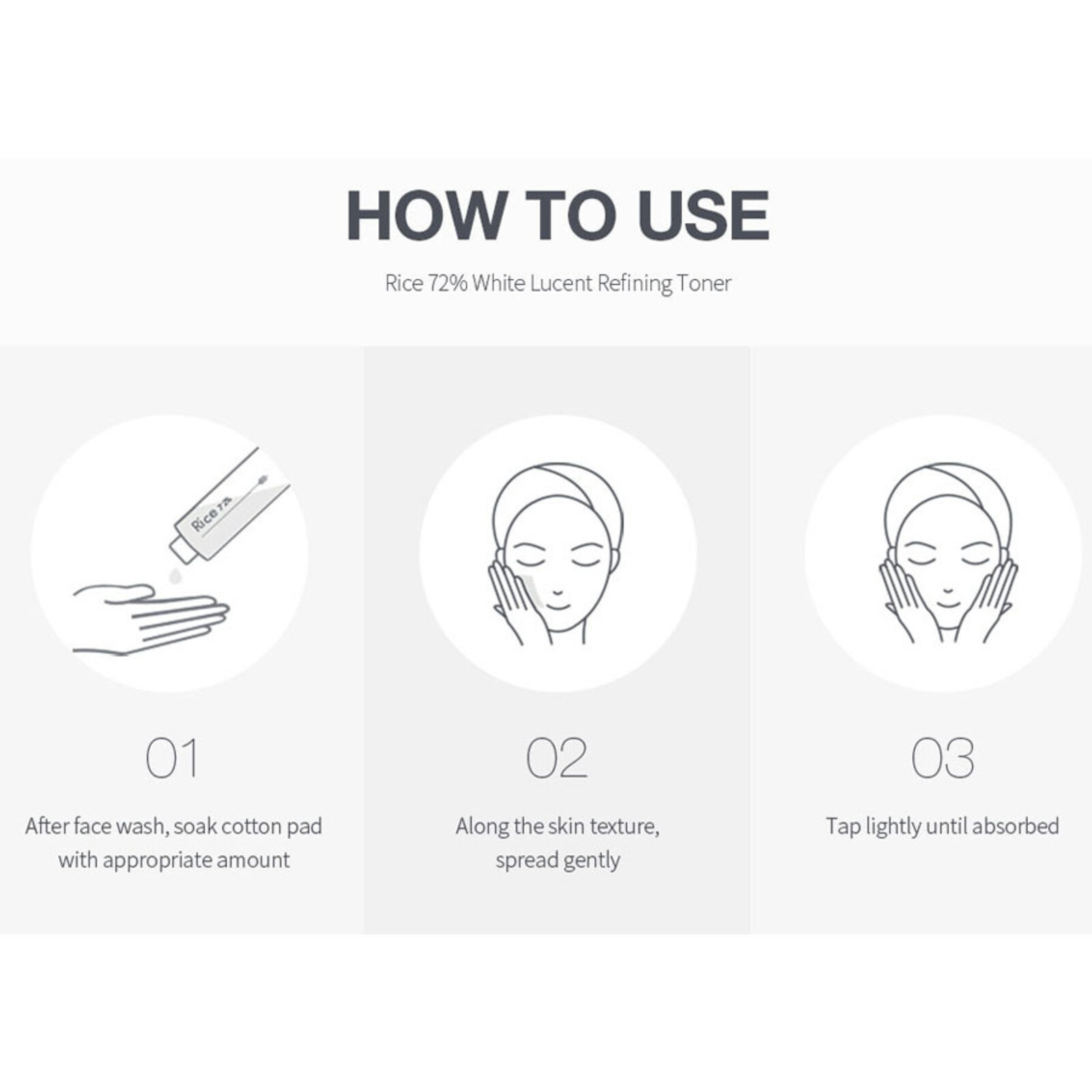 9Wishes Rice 72% White Lucent Refining Toner