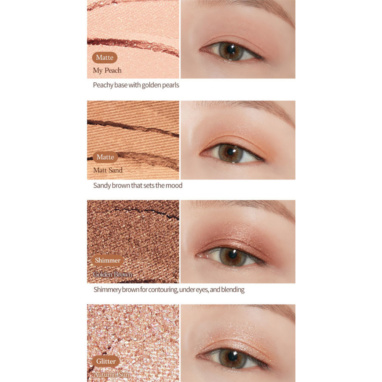 Etude House Play Color Eyes Mini Jewelry #01 Gold Pendant