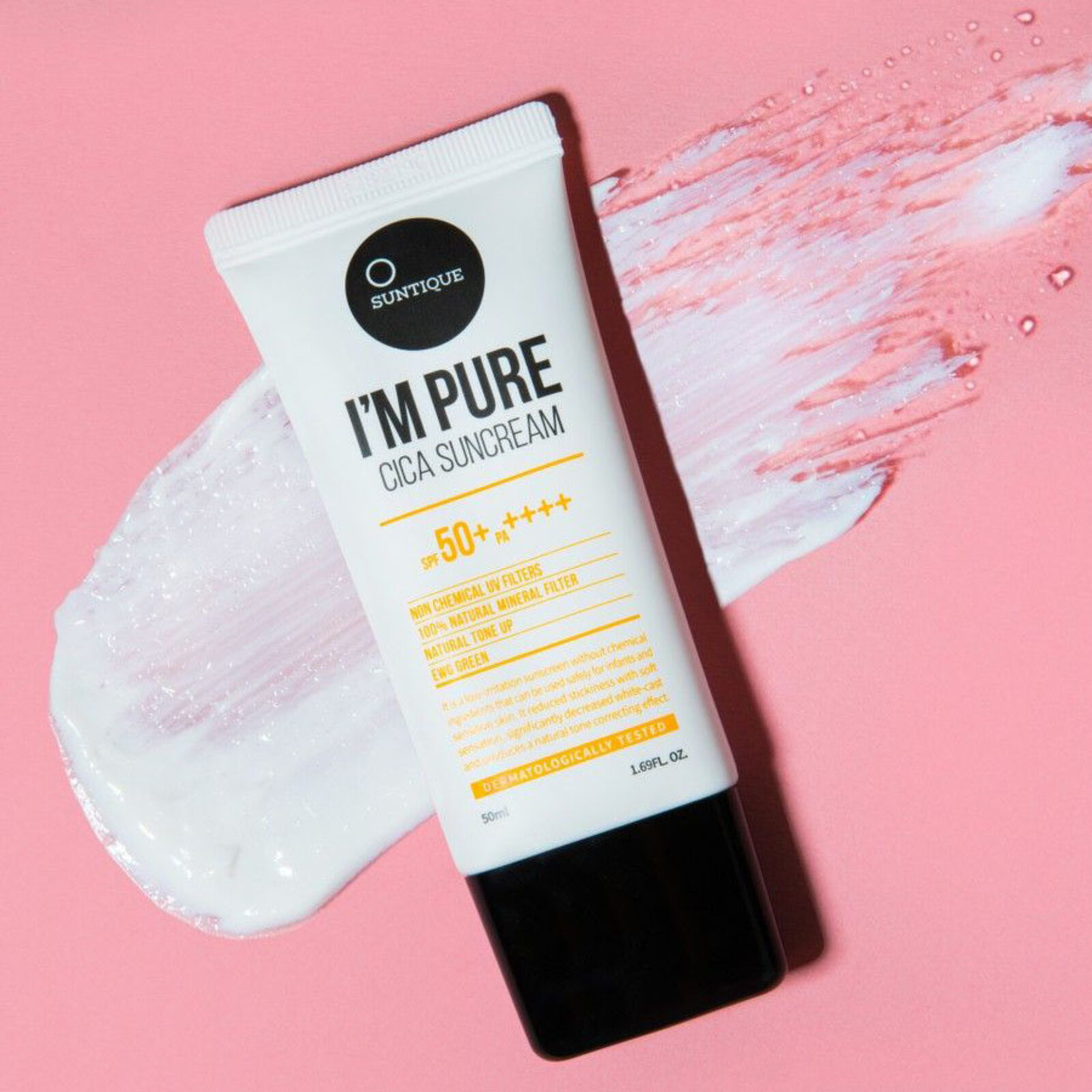 Suntique I'M PURE Cica Suncream SPF50+ PA++++