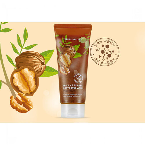 Nature Republic Love Me Bubble Body Scrub Wash