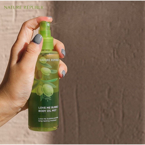 Love Me Bubble Body Oil Mist Olive Nature Republic Love Me Bubble Body Oil Mist Olive