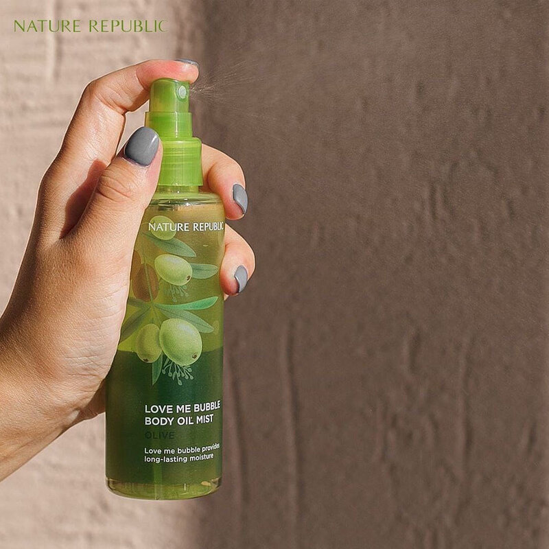 Love Me Bubble Body Oil Mist Olive