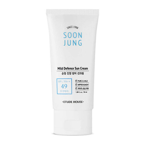 Soon Jung Mild Defence Sun Cream SPF49 PA++ Etude House Soon Jung Mild Defence Sun Cream SPF49 PA++