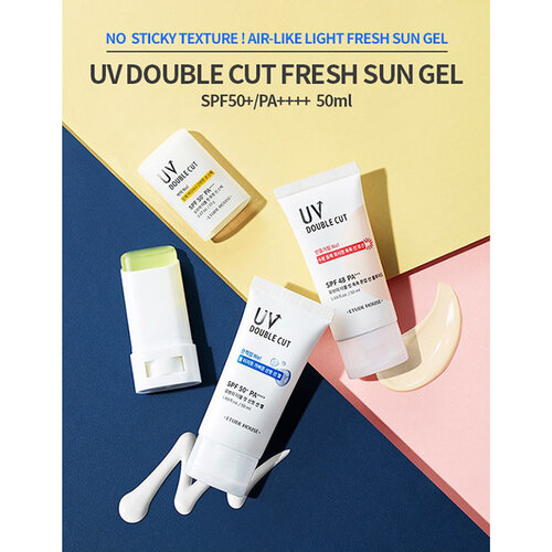 Uv Double Cut Sun Gel SPF50+/PA++++ Etude House Uv Double Cut Sun Gel SPF50+/PA++++