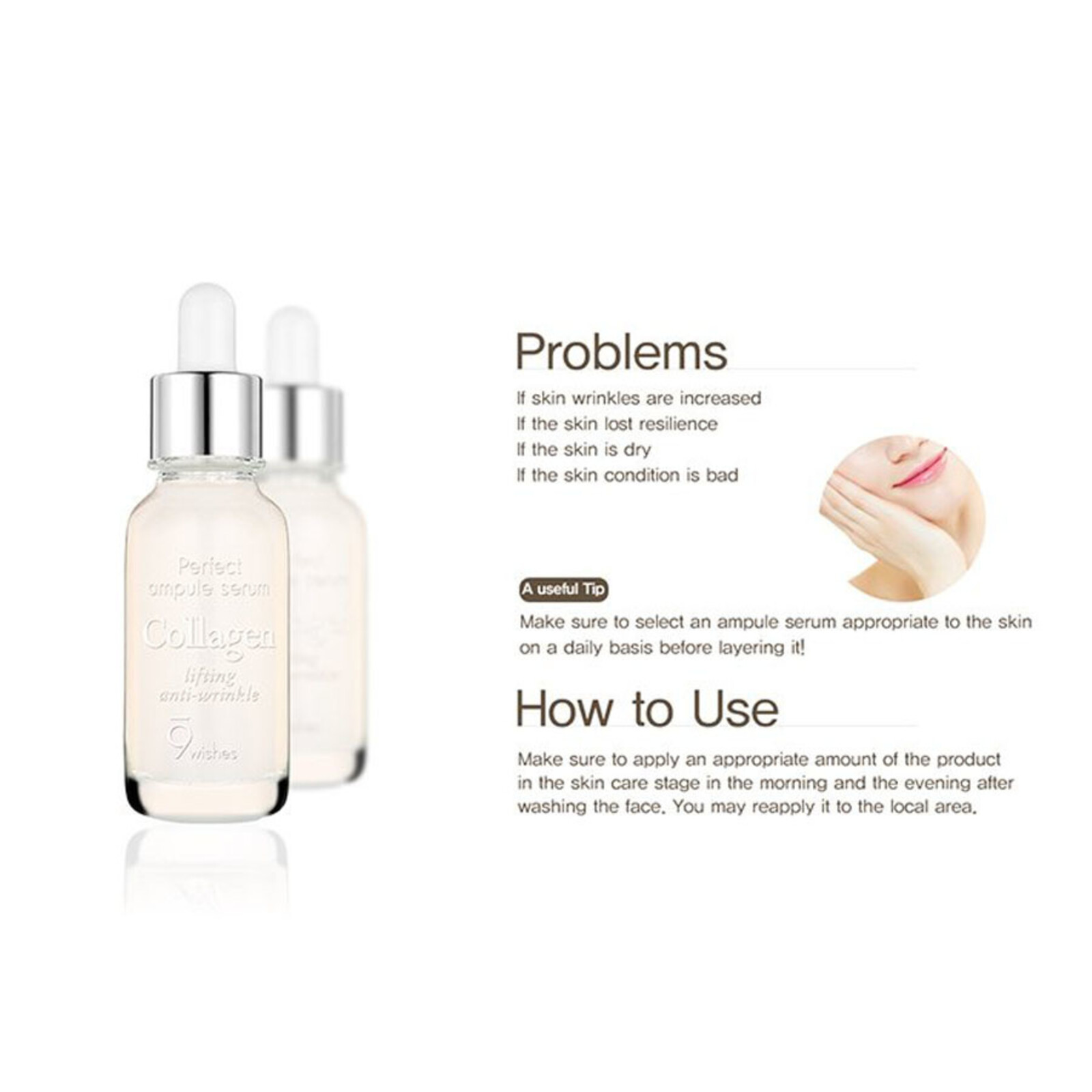 9Wishes Ultimate Collagen Ampule Serum