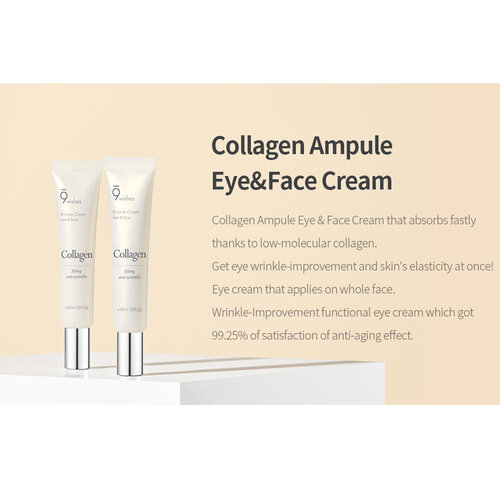 Collagen Ampule Eye & Face Cream 9Wishes Collagen Ampule Eye & Face Cream