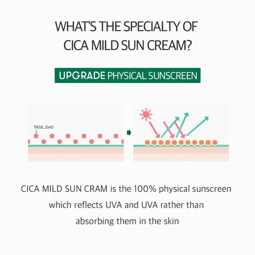 Cica Mild Sun Cream SPF32 PA++ VT Cosmetics Cica Mild Sun Cream SPF32 PA++