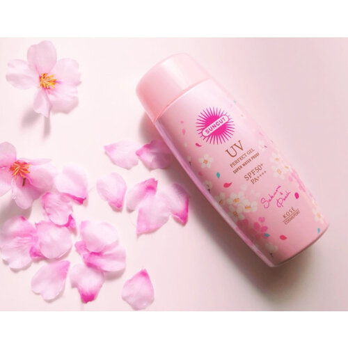 Kose Suncut UV Perfect Gel Super Water Proof SPF 50+ PA++++ Sakura Edition