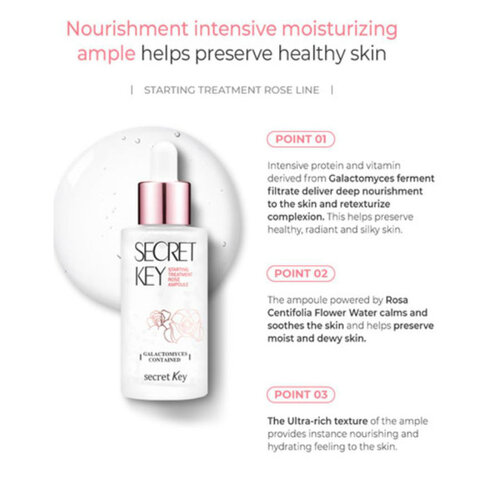 Starting Treatment Rose Ampoule Secret Key Starting Treatment Rose Ampoule