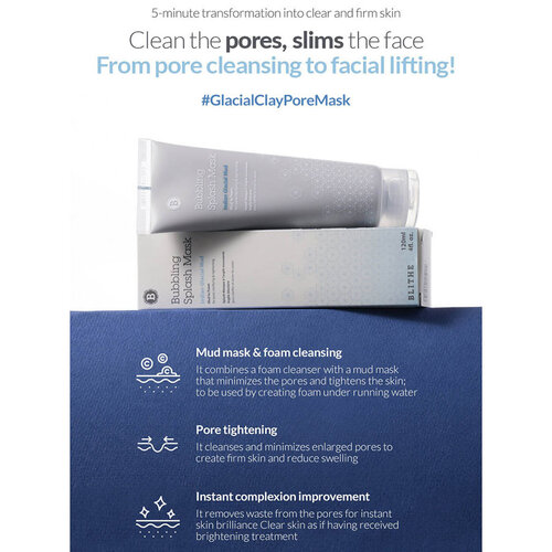 Bubbling Splash Mask Indian Glacial Mud Blithe Bubbling Splash Mask Indian Glacial Mud