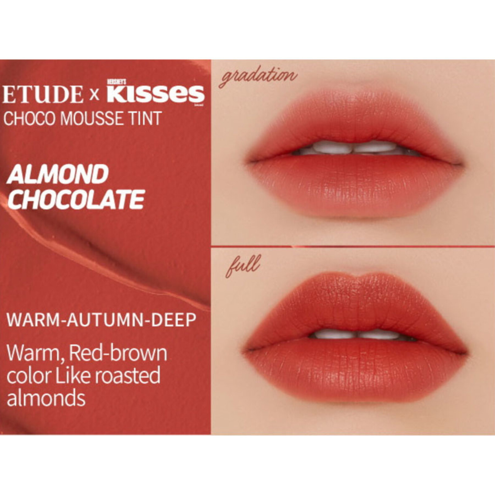Etude House Hershey's Kisses Choco Mousse Tint