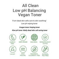 All Clean low pH Balancing Vegan Toner Heimish All Clean low pH Balancing Vegan Toner