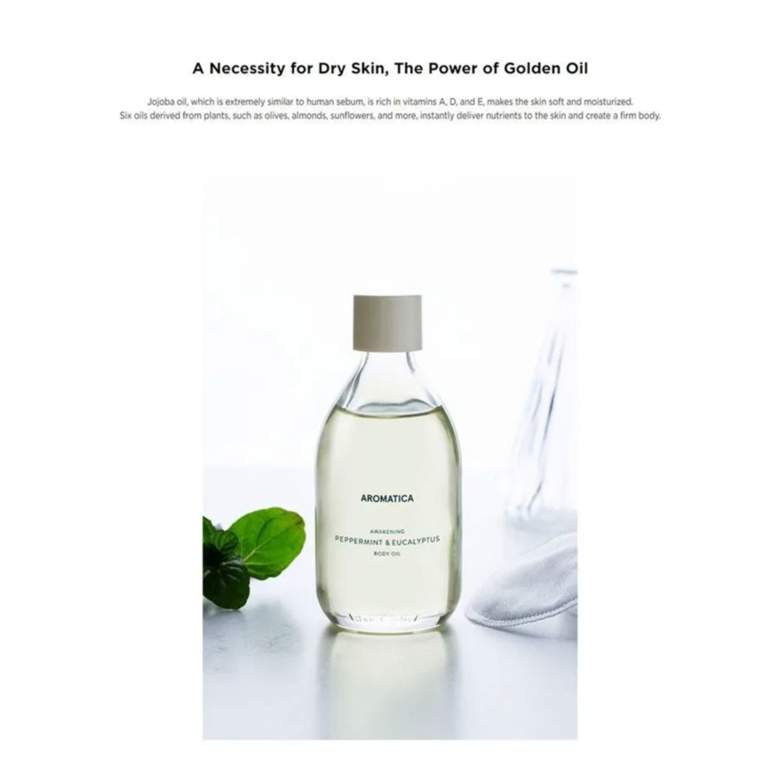 Aromatica Awakening Peppermint & Eucalyptus Body Oil