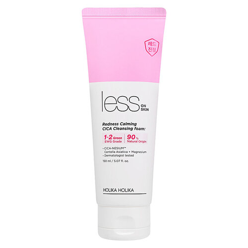 Less On Skin Redness Calming CICA Cleansing Foam Holika Holika Less On Skin Redness Calming CICA Cleansing Foam