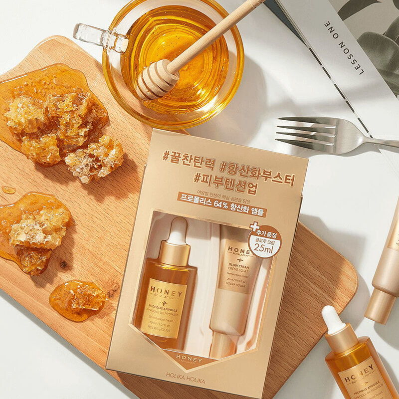 Honey Royalactin Propolis Ampoule Cream Set