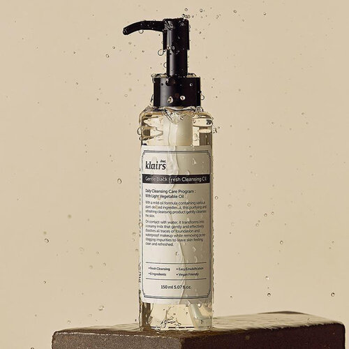 Gentle Black Fresh Cleansing Oil Klairs Gentle Black Fresh Cleansing Oil