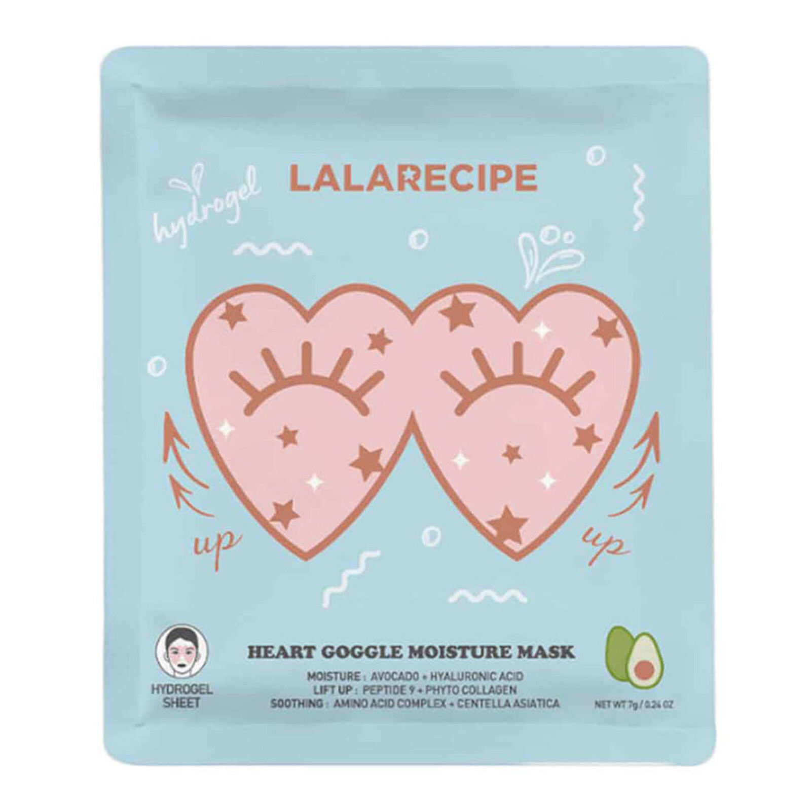 Lalarecipe Heart Goggle Moisture Mask