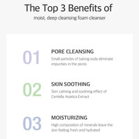 Baking Soda Deep Pore Foam Cleansing Celimax Baking Soda Deep Pore Foam Cleansing