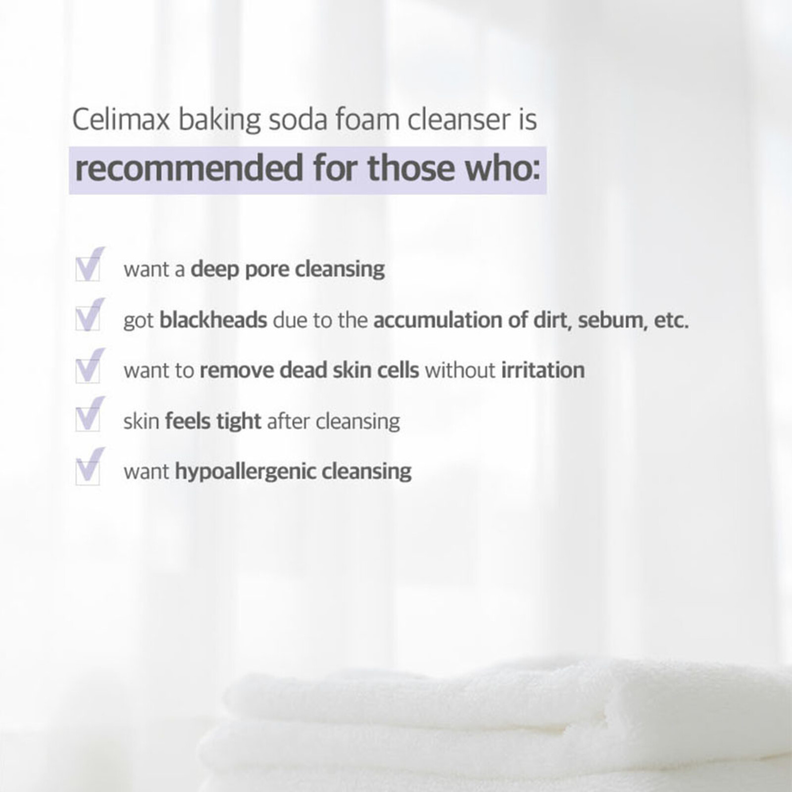 Celimax Baking Soda Deep Pore Foam Cleansing